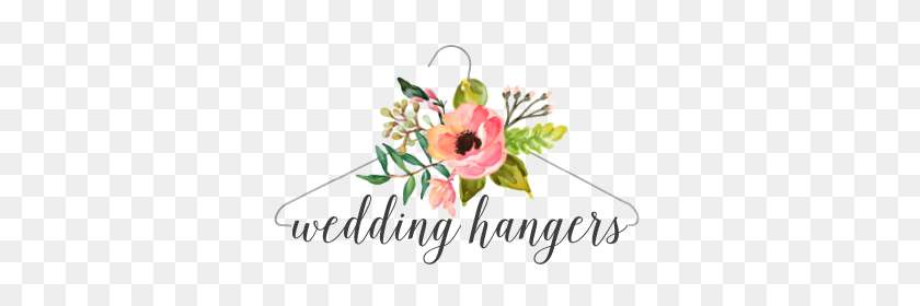 357x220 Gold Hangers Wedding Hangers - Gold Flower PNG