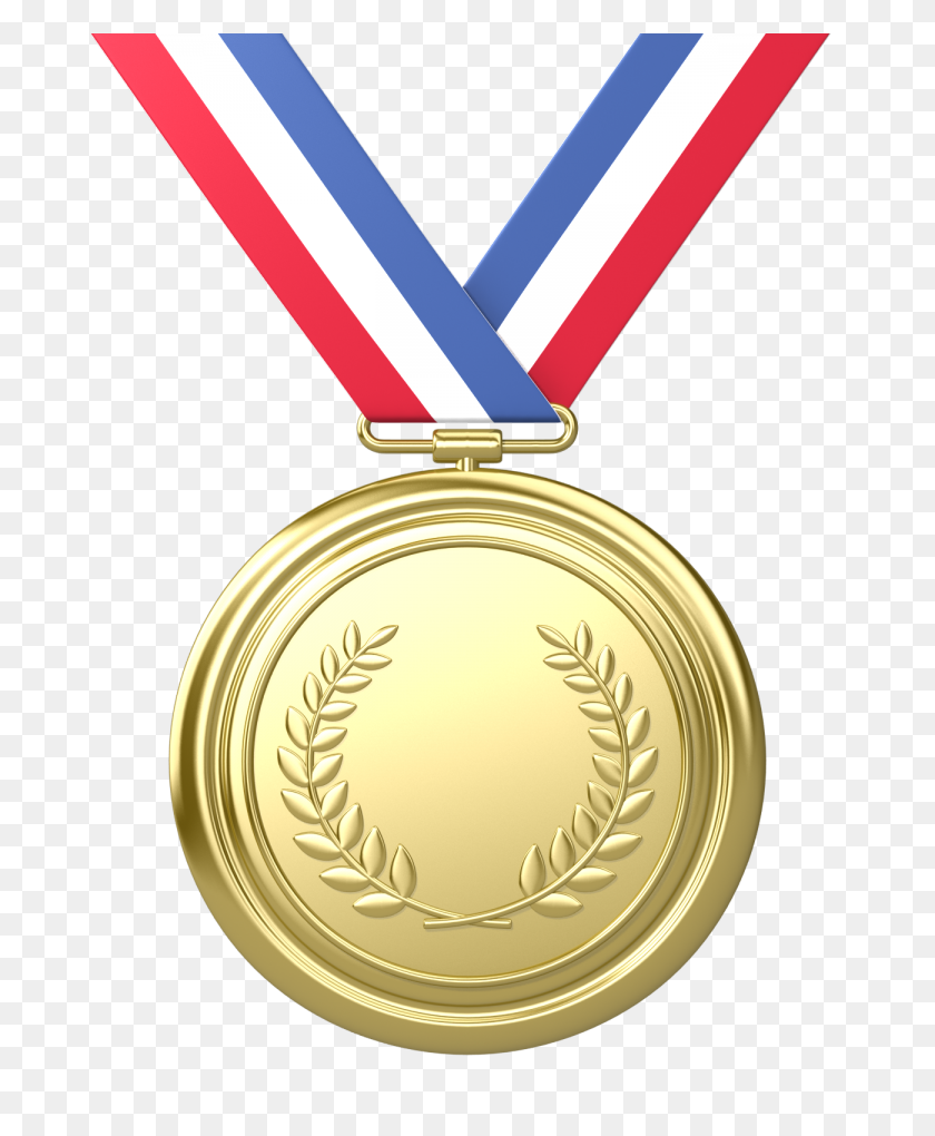 1300x1600 Gold Medal Free Png Images Clipart - Medal Of Honor PNG