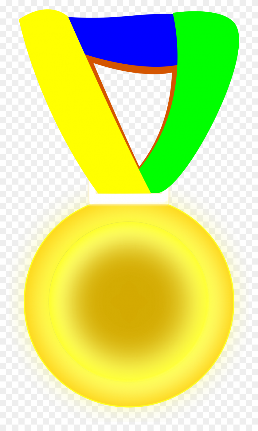 1376x2367 Золотая Медаль Векторный Клипарт Изображение - Золотая Печать Клипарт
