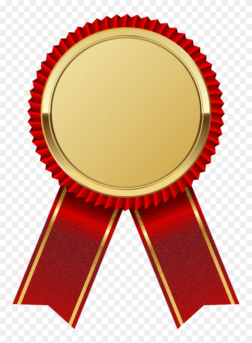 4354x6054 Gold Medal With Red Ribbon Png Clipart Gallery - Gold Teeth PNG