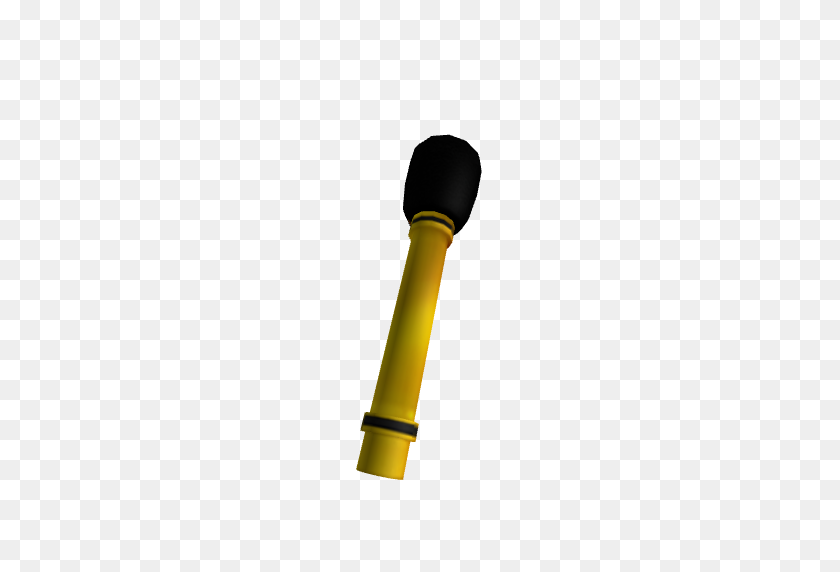 512x512 Gold Microphone - Gold Microphone PNG
