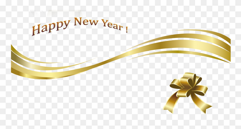 3924x1974 Gold New Year Png Images Happy Holidays Pictures - PNG Gold