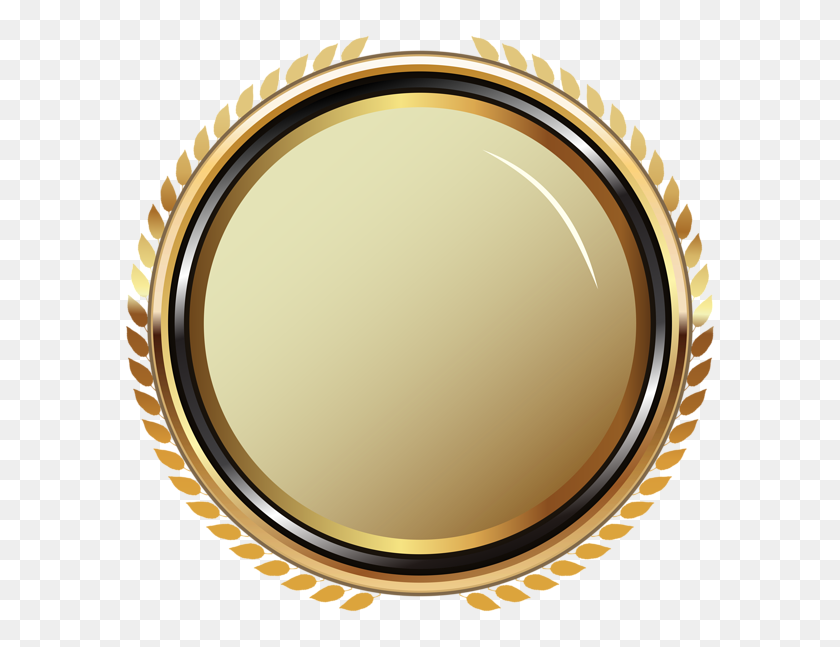 600x587 Gold Oval Badge Transparent Png Clip Art Gallery - Oval Clipart