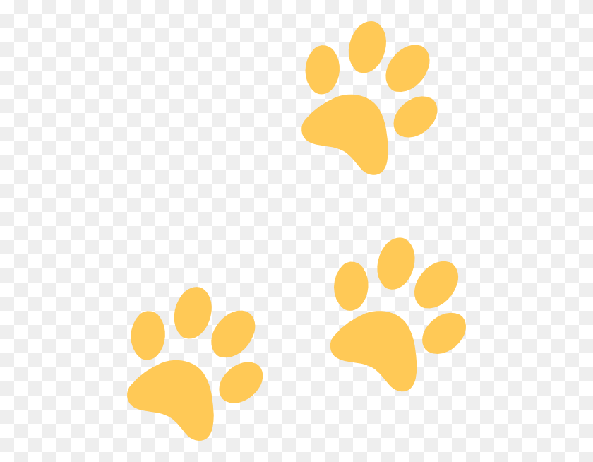 480x594 Gold Paw Png, Clip Art For Web - Paws PNG
