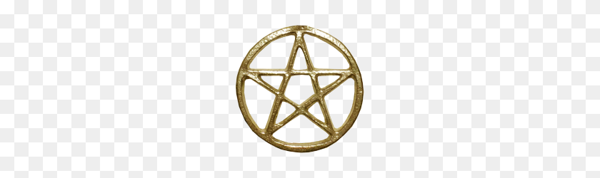 190x190 Gold Pentacle - Pentacle PNG