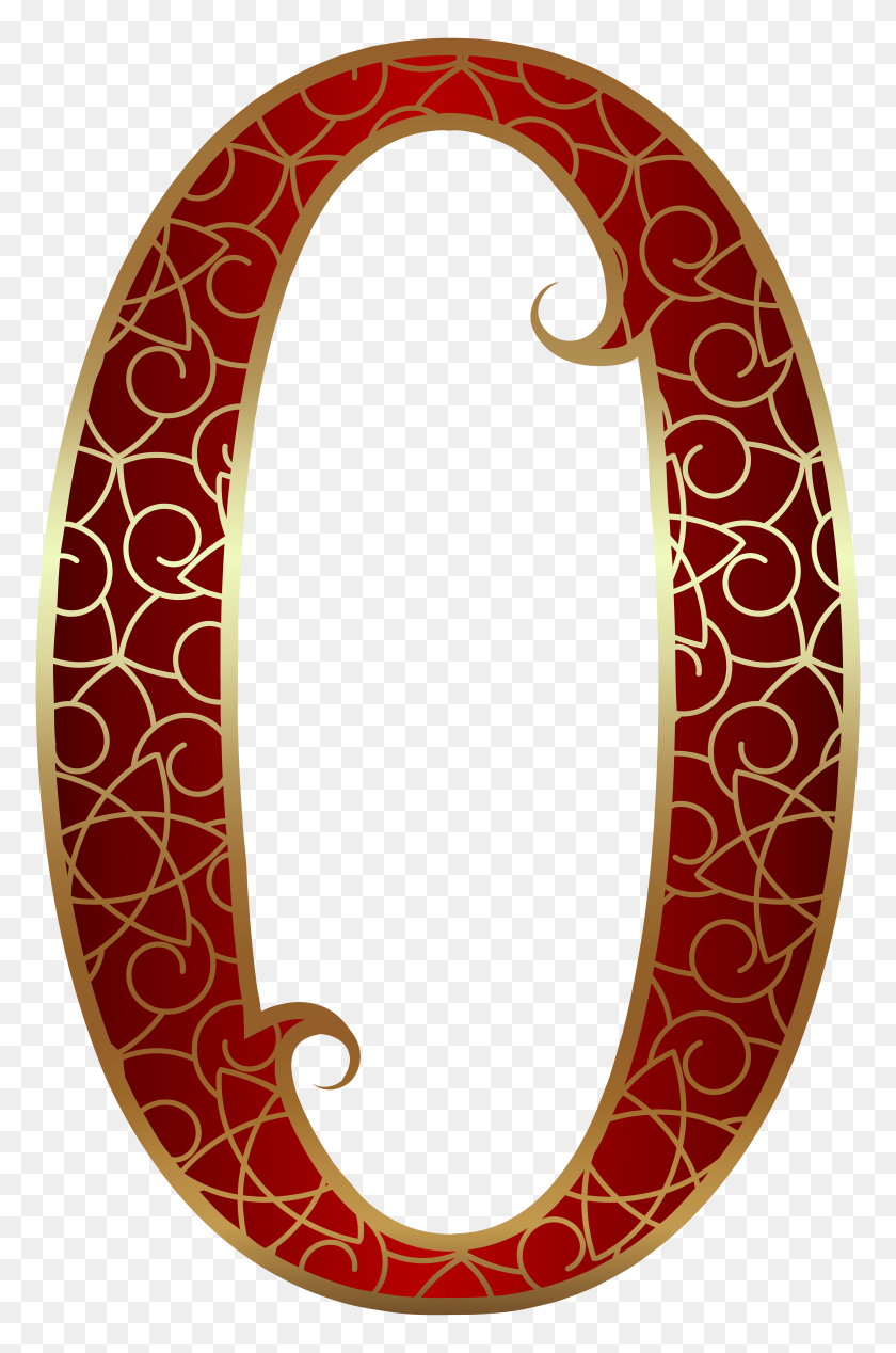 5162x8000 Gold Red Number Zero Png Clip Art - Red Sparkle PNG