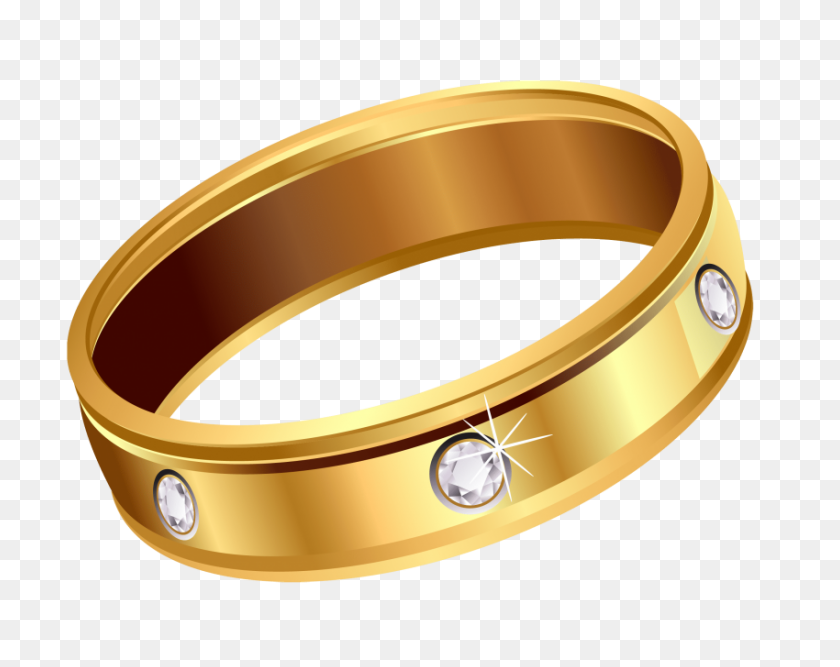 850x662 Gold Ring With Diamond Png - Gold Ring PNG