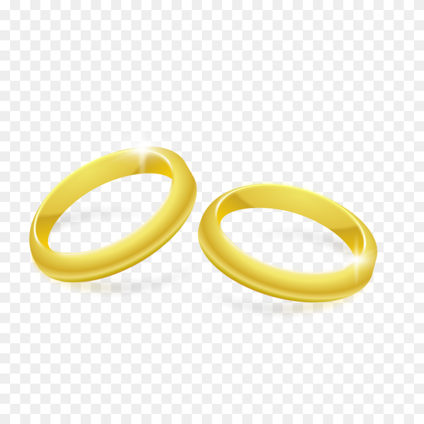 900x900 Gold Rings Png Large Size - Gold Ring PNG