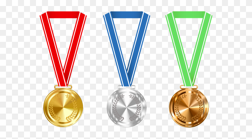 600x405 Gold Silver And Bronze Medals Png Clipart Image - Silver PNG