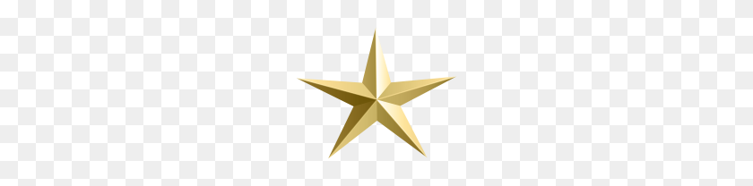 180x148 Gold Star Transparent Png Clip Art - Stars Clipart On Transparent Background