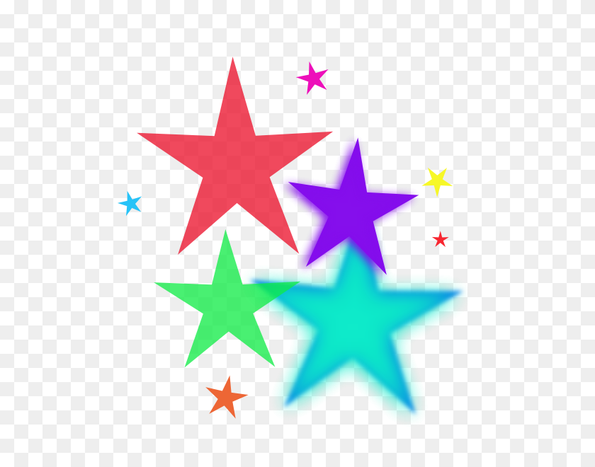 547x600 Gold Stars Clip Art Download - Star Clipart
