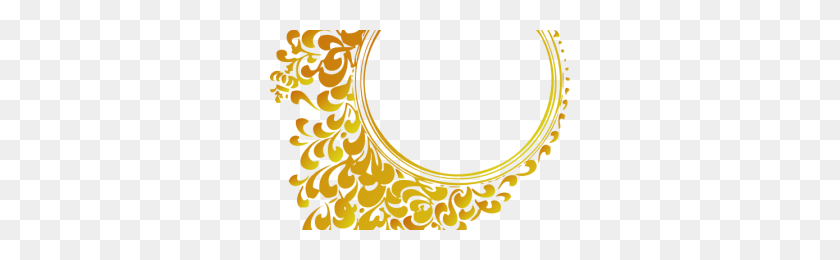 300x200 Gold Swirls Png Png Image - Gold Swirl PNG