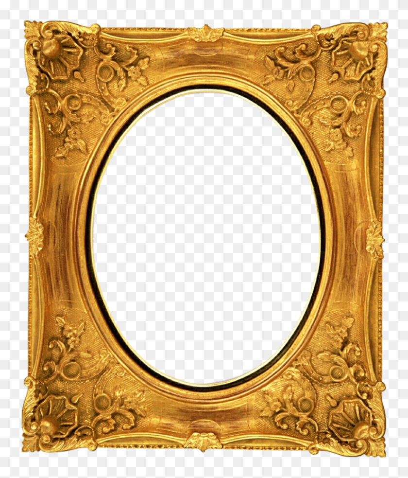 822x973 Gold Victorian Frame - Victorian Frame PNG