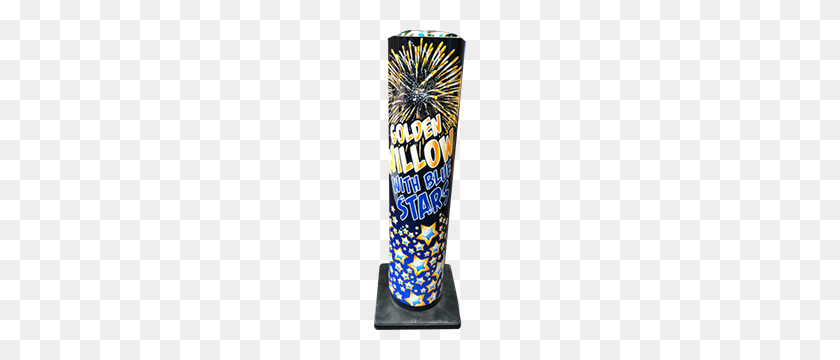 300x300 Gold Willow To Blue - Gold Fireworks PNG