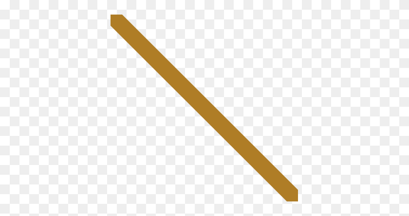 385x385 Golden Brown Thick Diagonal Line - Thick Line PNG