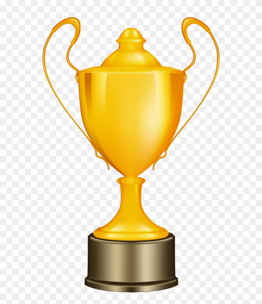 600x913 Golden Cup Png Trophy - Gold Flakes PNG