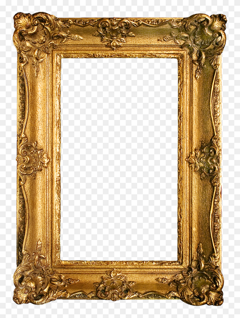 1185x1600 Golden Frame Png Transparent Image Png Arts - Royal Frame PNG