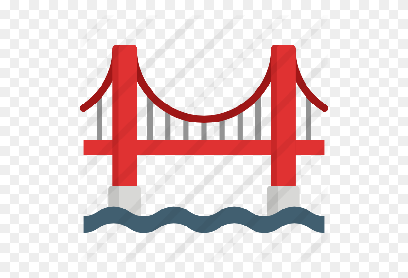 512x512 Puente Golden Gate - Puerta Png