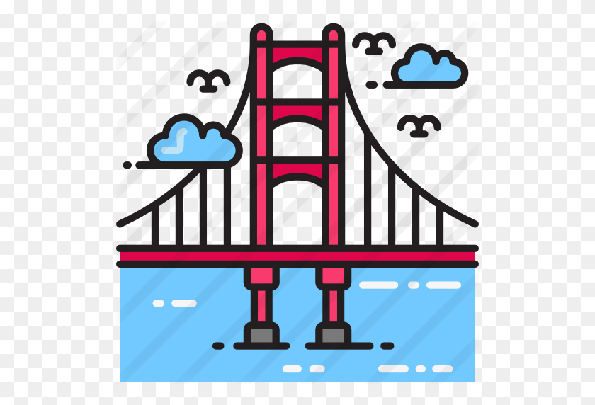 512x512 Puente Golden Gate - Puente Golden Gate Png