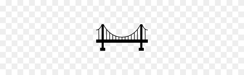 200x200 Golden Gate Bridge Icons Noun Project - Golden Gate Bridge PNG