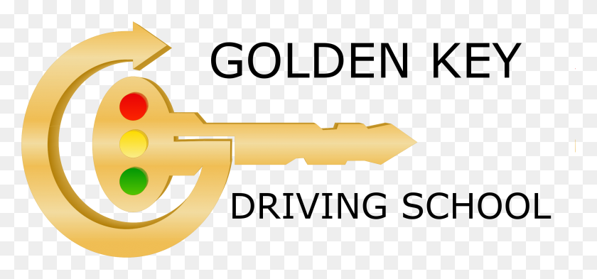 2801x1196 Golden Key Driving School - Golden Key PNG