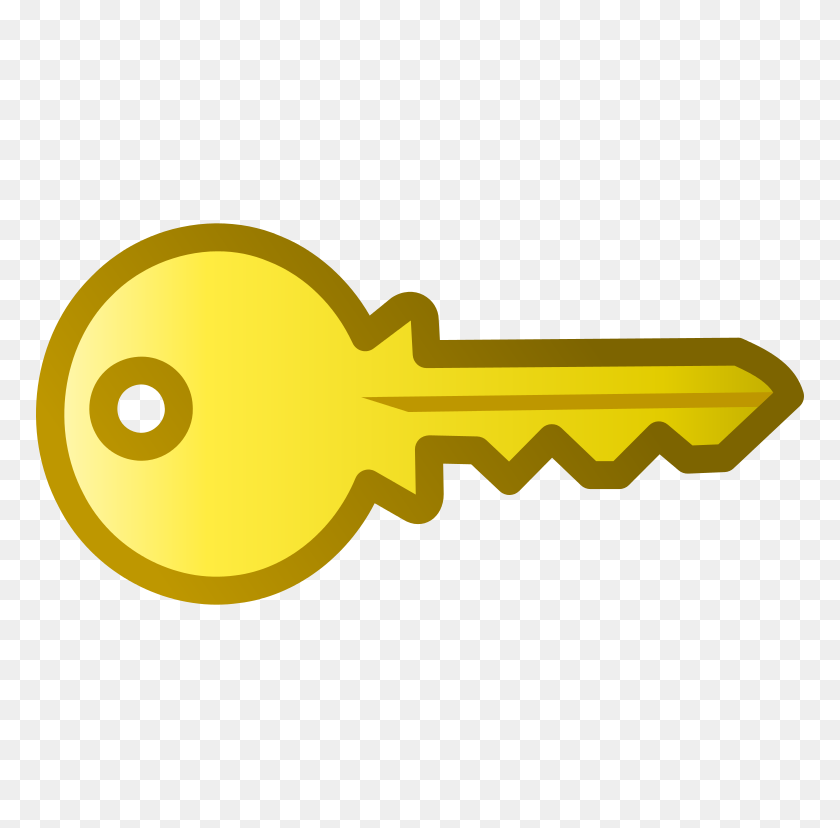 768x768 Golden Key Icon - Golden Key PNG