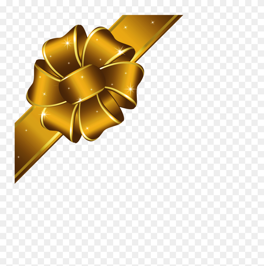 1872x1884 Golden Ribbon Free Png Image Png Arts - Gold Flare PNG
