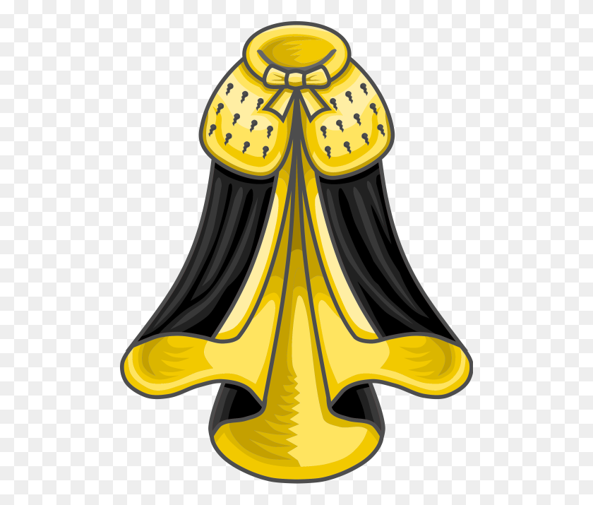 500x655 Golden Robes - Robe PNG