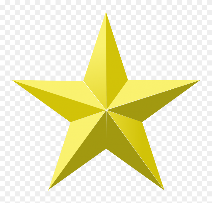 2000x1915 Golden Star - Golden Stars PNG