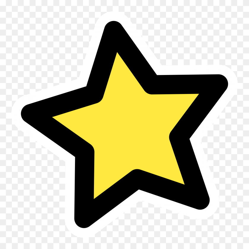 2400x2400 Golden Star Png Image - Yellow Star PNG