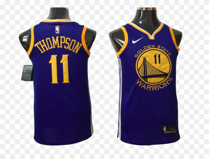 966x719 Golden State Warriors Jersey - Klay Thompson PNG