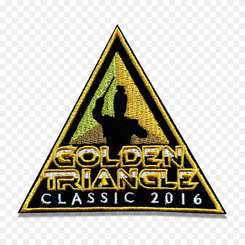 1024x1024 Golden Triangle Marching Classic Event Patch - Gold Triangle PNG