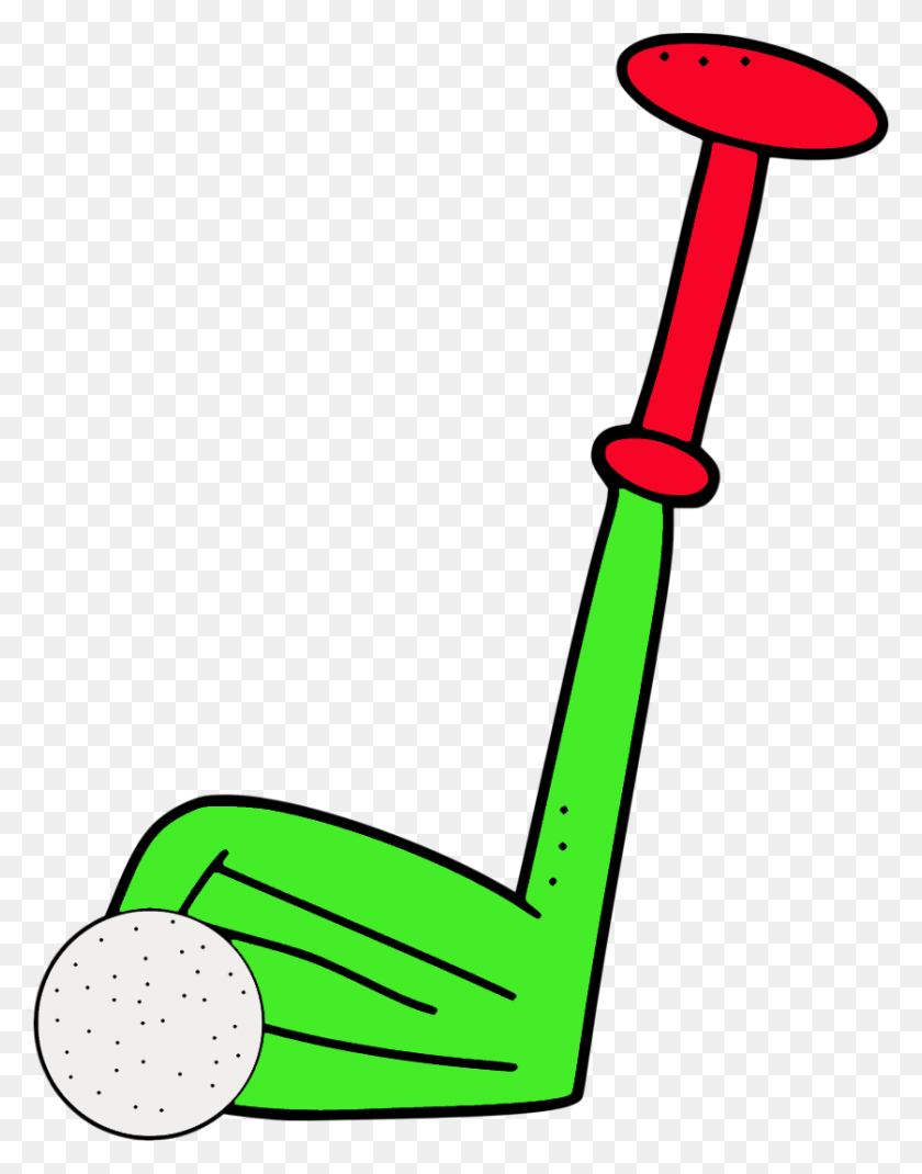 838x1086 Golf Borders Clip Art Loadtve - Crossed Golf Clubs Clipart
