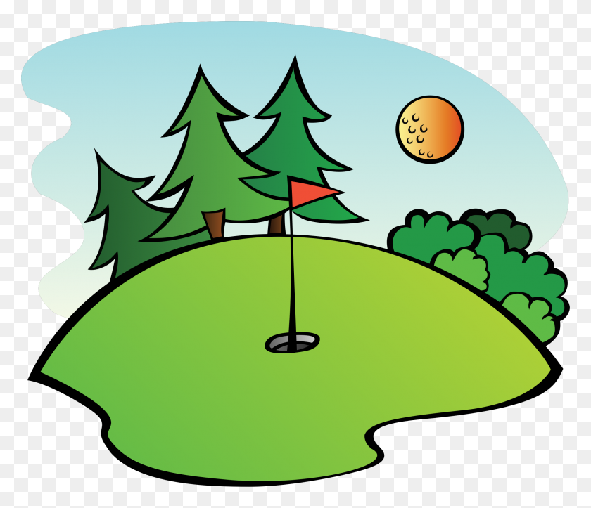 2296x1954 Golf Course Icons Png - Golf PNG
