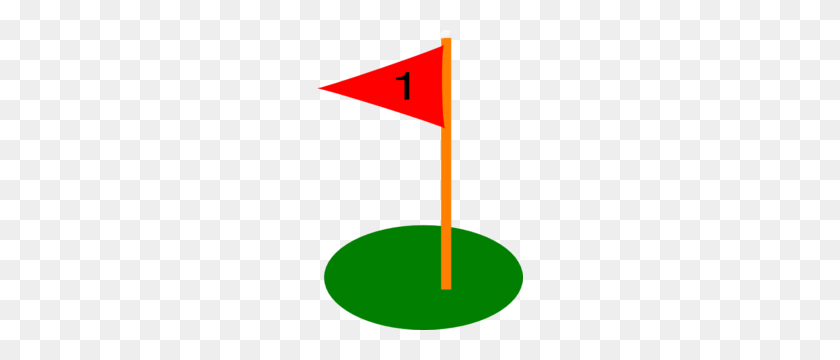 207x300 Golf Flag Clip Art - Capture The Flag Clipart