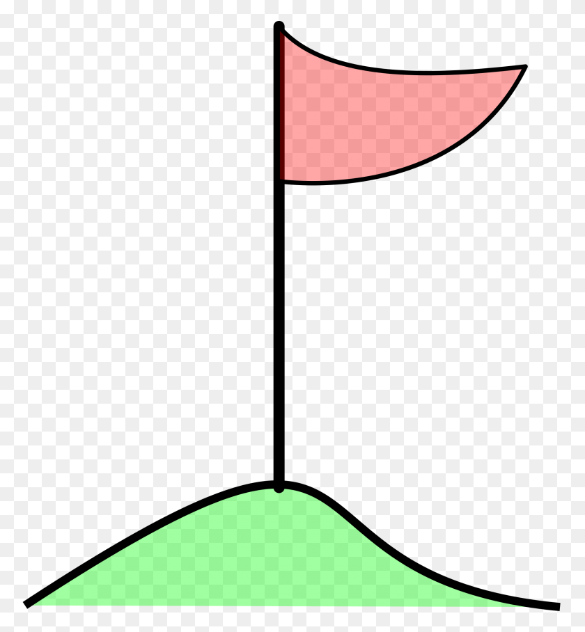 2205x2400 Golf Flag Hole In On Green Icons Png - Golf Flag PNG