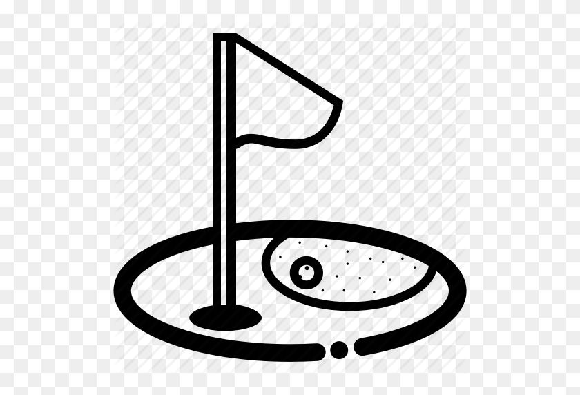 512x512 Golf, Golf Club, Golf Course, Hole In One Icon - Golf Hole Clip Art