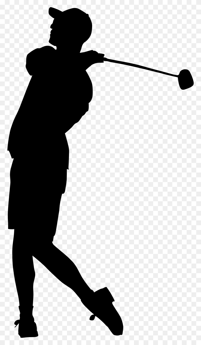1356x2400 Golfer Silhouette Icons Png - Golfer PNG