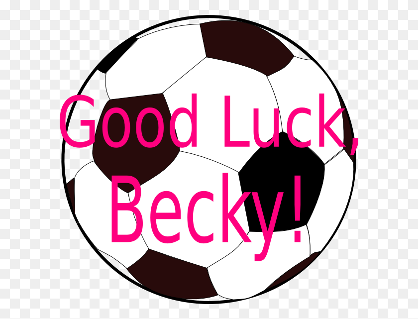 600x581 Good Luck Becky Clip Art - Good Luck Clipart