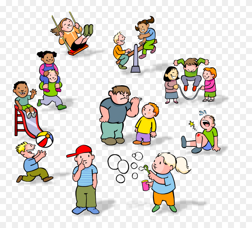 1268x1138 Goodbye Clipart Group - Group Of Kids Clipart