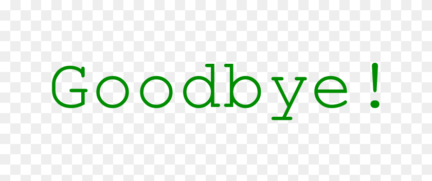 4000x1500 Goodbye Png Clipart Web Icons Png - Goodbye PNG