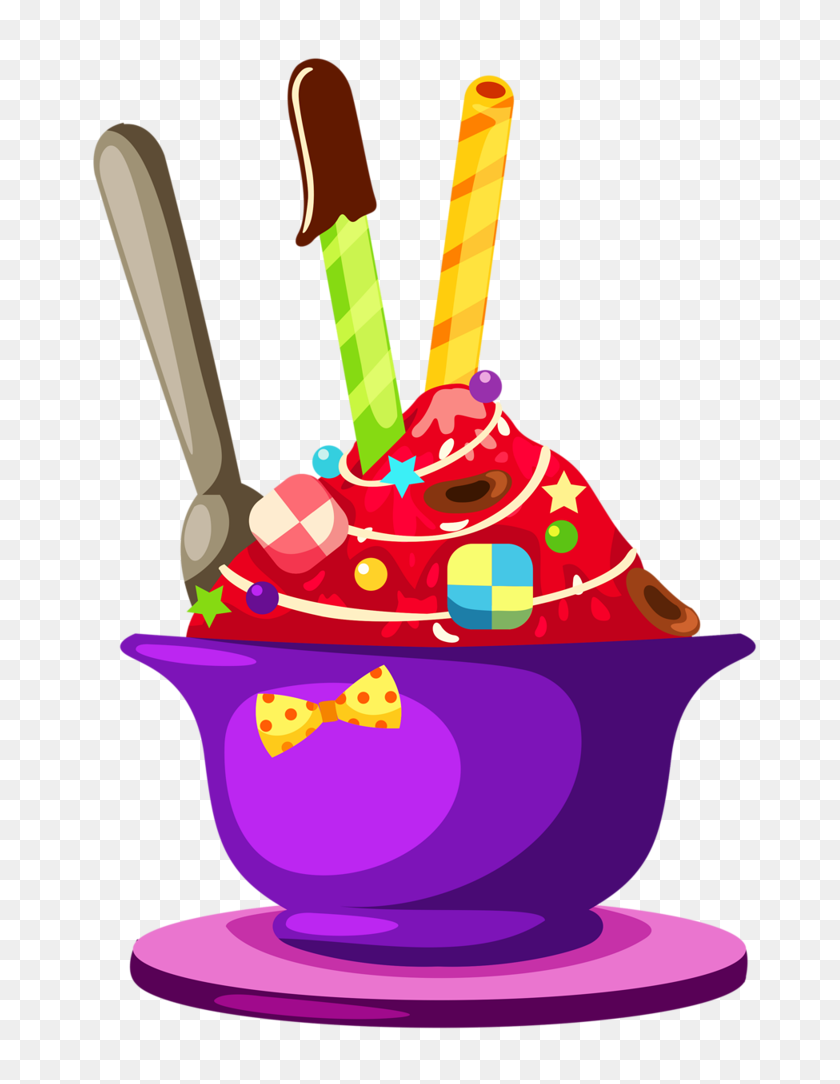 715x1024 Goodies And Album - Shaved Ice Clipart