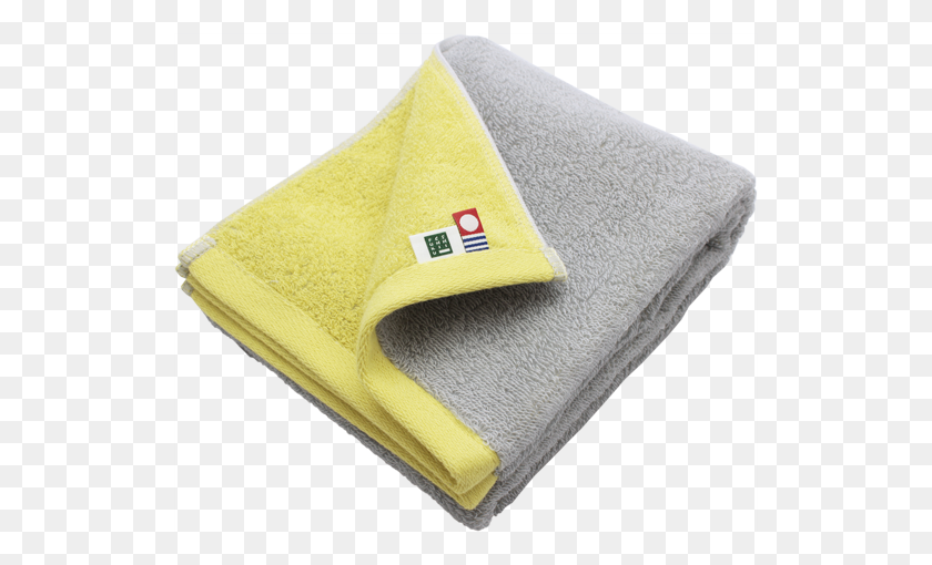 720x450 Goodsania Imabari Towel Face Towel Anytime Reversible Greyyellow - Towel PNG