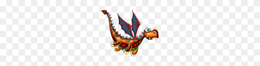190x154 Goofy Flying Dragon - Flying Dragon PNG
