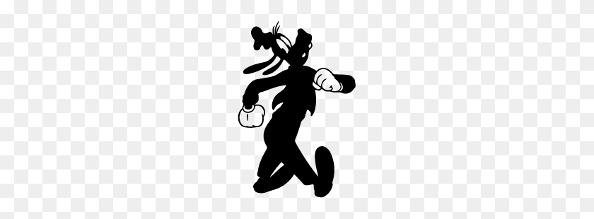 167x250 Goofy Silhouette Silhouette Of Goofy - Goofy PNG