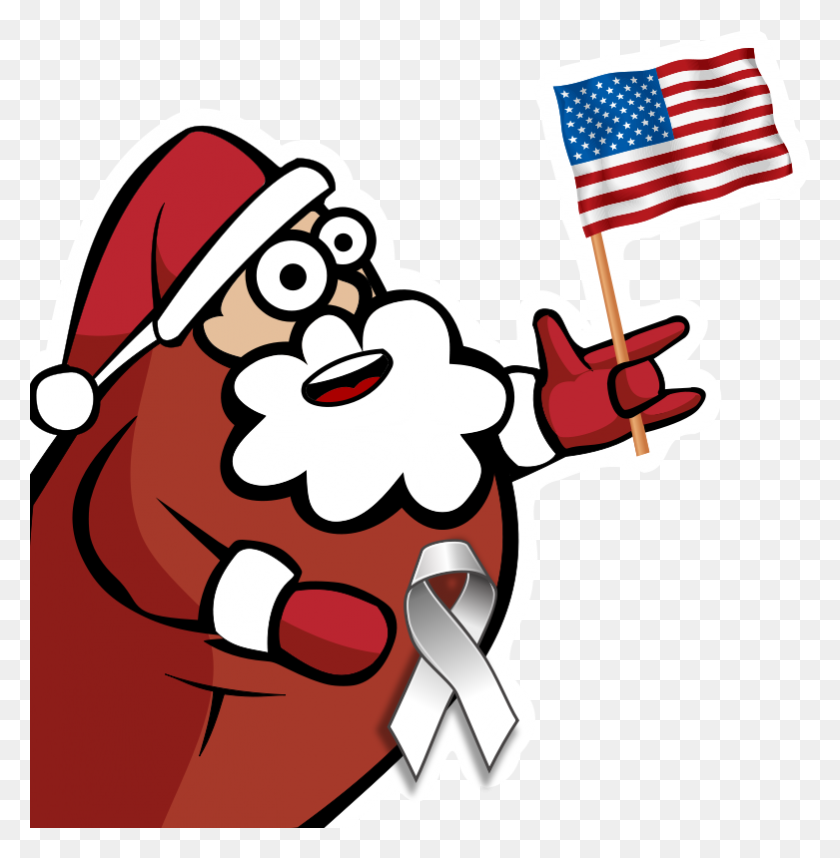 781x800 Google Clip Art Christmas - Santa Clipart PNG