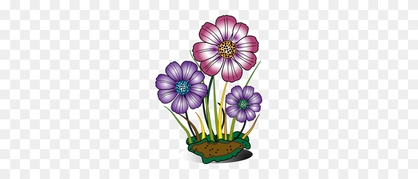 215x300 Google Клипарт Весенние Цветы - Полевые Цветы Клипарт