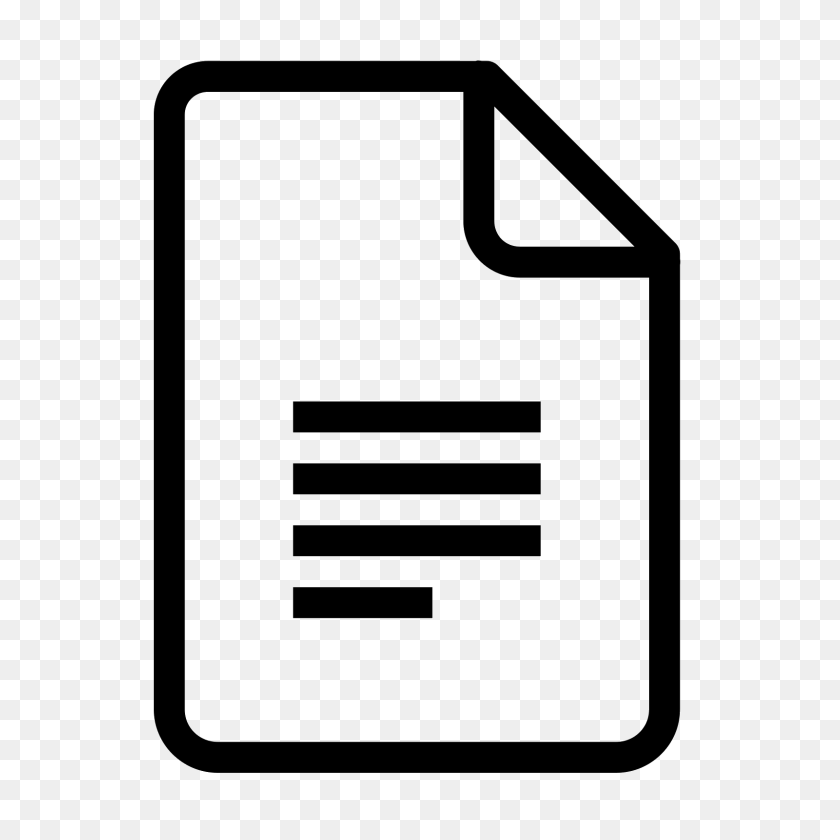 1600x1600 Google Docs Icon - Old Document Clipart