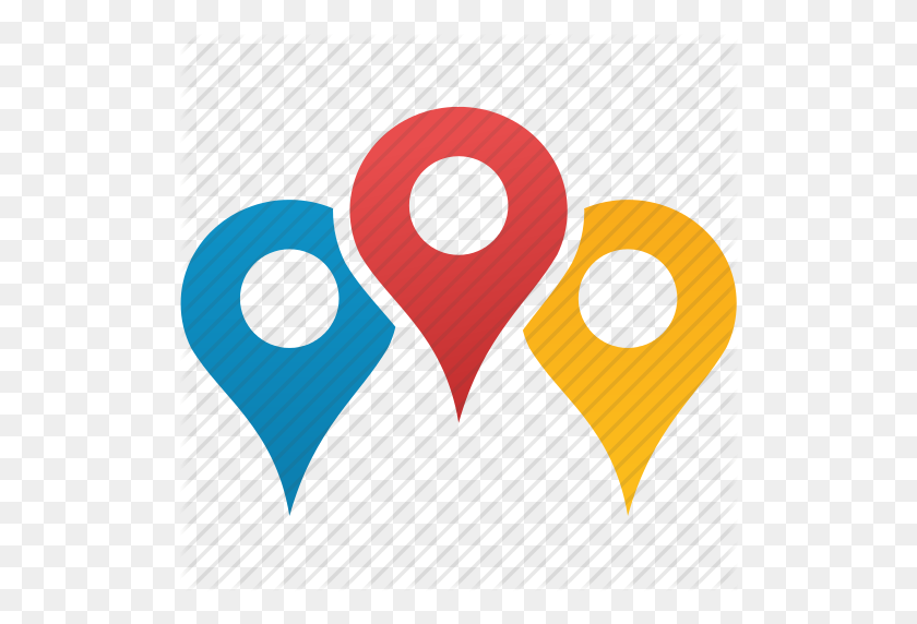 512x512 Google, Местоположение, Маркеры На Карте - Google Clip Art