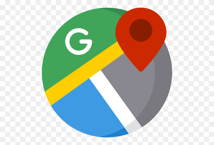 512x512 Google Maps - Icono De Mapa De Google Png